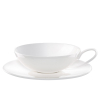 Hrníček na čaj s podšálkem A TABLE ASA Selection - bílý