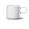 Hrnek s uchem MUGA ASA Selection - bílý
