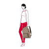 Skládací batoh Reisenthel Mini Maxi Rucksack Diamonds mocha #3