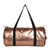 Víkendová skládací taška LOQI METALLIC Matt Rose Gold