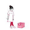 Úložný box Reisenthel Storagebox kids Abc friends pink #2