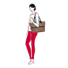 Kabelka Reisenthel Shopper e1 Glencheck red #3