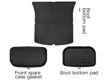 20386 front and rear trunk mat set elvix for tesla model y 3 cushion model y front trunk 3 pcs set