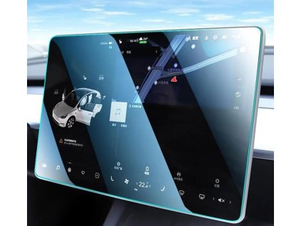 20064 3 tempered film elvix for tesla model3 y blue light with film god