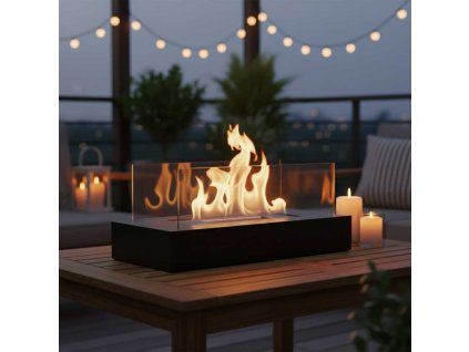 Biofuel stove freestanding tabletop fireplace for smokeless rectangular 180347