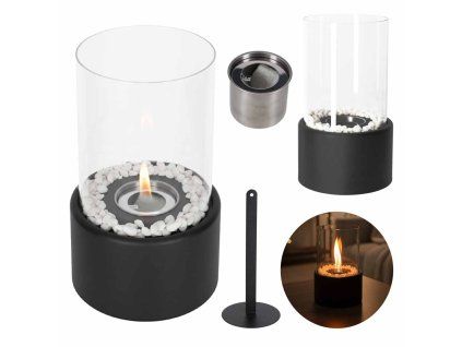 Biofuel stove freestanding tabletop fireplace for smokeless vertical 180453
