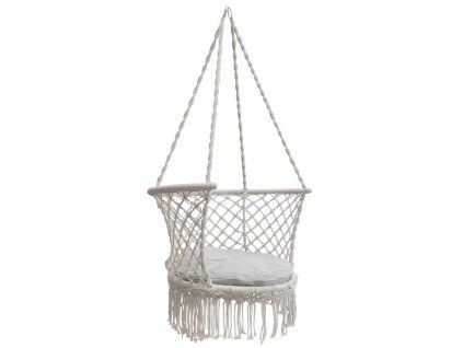 Garden swing Stork s nest with backrest grey 80 cm 150 kg 173404