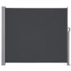 Lateral terrace awning retractable screen 180 grey 163972