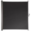 Lateral terrace awning retractable screen 180 grey 170185