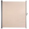 Lateral terrace awning retractable screen 180 beige 170179
