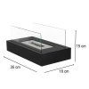 Biofuel stove freestanding tabletop fireplace for smokeless rectangular 180349