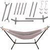 Garden hammock with frame two person swing rack hammock stand large strong 200cm 150kg 168381
