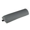 Garden folding lounger with cushion grey 172832