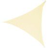 Terrace sunshade sail 4x4x4m triangle beige 171563