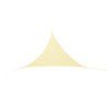 Terrace sunshade sail 4x4x4m triangle beige 171584
