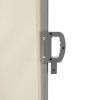 LUARO corner side terrace awning retractable screen 180 x 600 cm beige 182550
