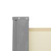 LUARO corner side terrace awning retractable screen 180 x 600 cm beige 182551
