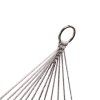Garden hammock boho mesh tassel hanging lounger macrame 200cm grey 168986