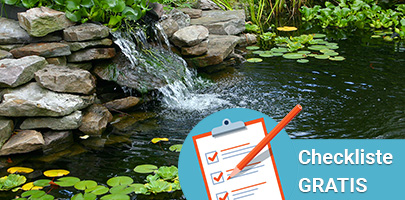 Tipps und Ratschläge für die Frühlingsvorbereitung des Gartenteichs + Kontroll-Checkliste kostenlos
