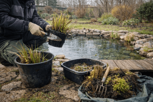 Wie bereitet man Teichpflanzen auf die Saison vor