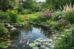 Wie pflegt man Pflanzen im Teich?
