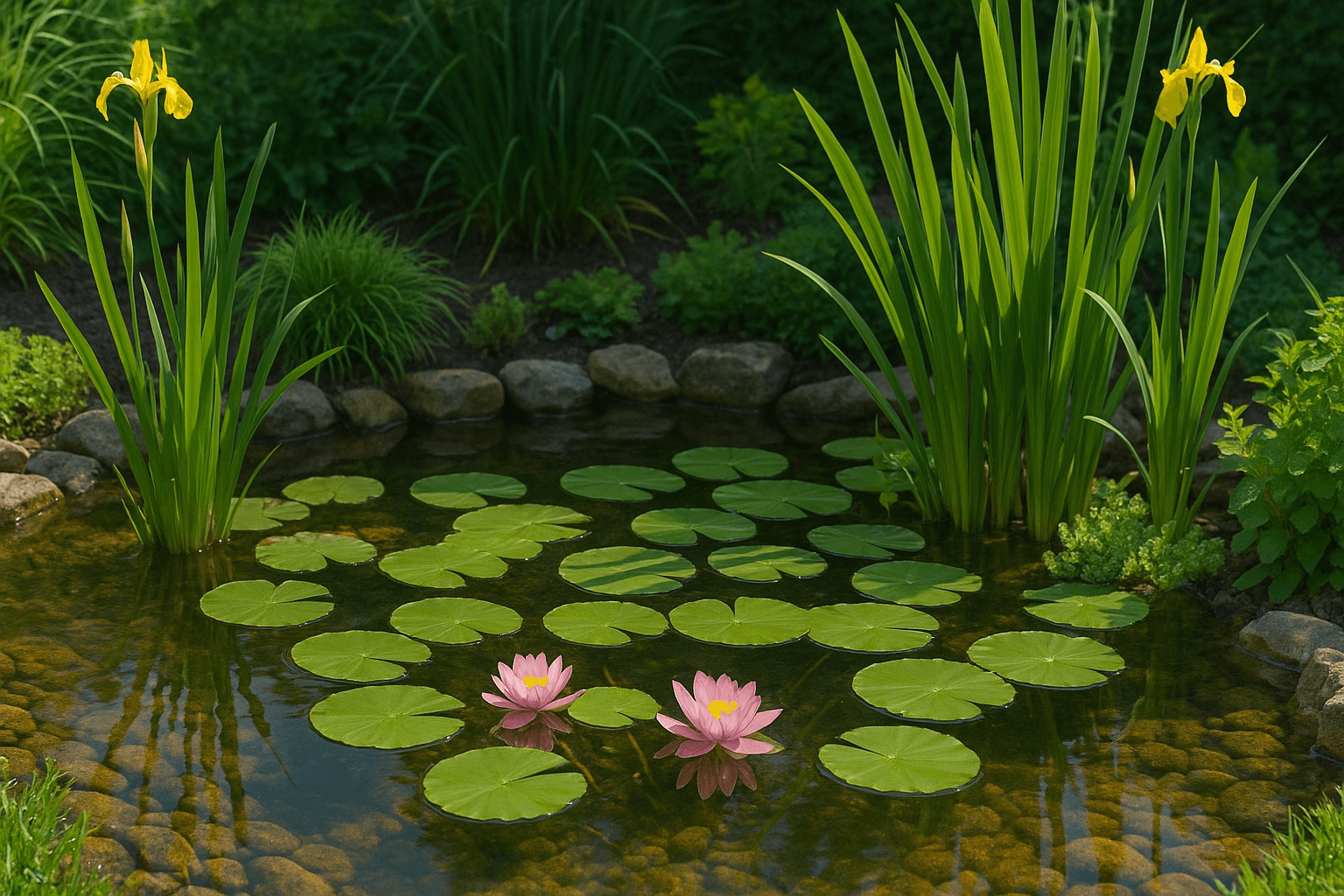 Wie wählt man Pflanzen für den Gartenteich aus?
