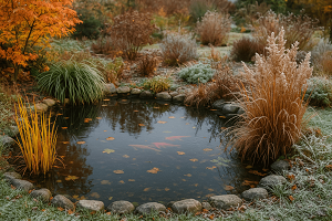 Was tun mit den Pflanzen im Teich im Herbst und wie sicher überwintern?