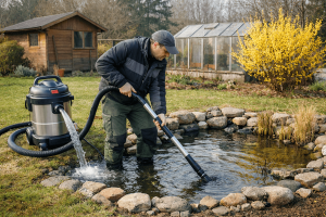 Wann sollte man einen Teichsauger verwenden?