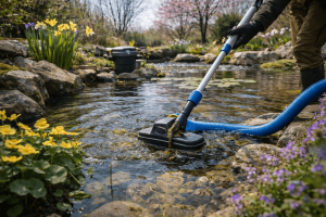 Ako efektívne vyčistiť jazierko bez úplného vypúšťania?
