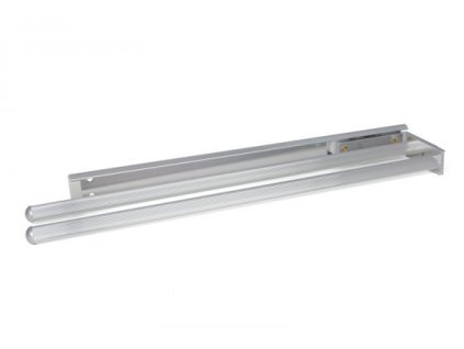 TULIP věšák na útěrky Towelo 2 ramena eloxovaný hliník + šroubky