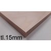 Překližka surová BŘÍZA BB/CP 2500/1250/15mm  + zdarma řezání překližky na požadovaný rozměr