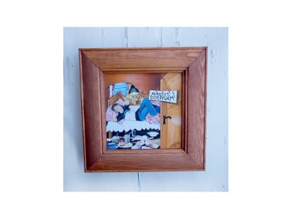 Nerušit dospívám On 23 x 23 cm