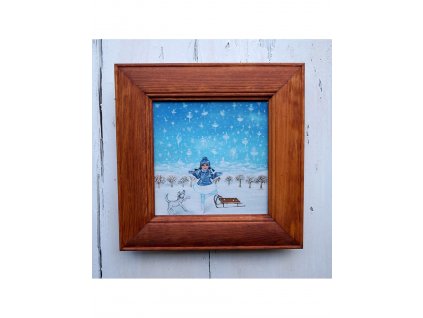 Kamarádky vločky 23 x 23 cm