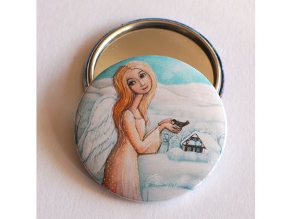 Andělka s ptáčkem