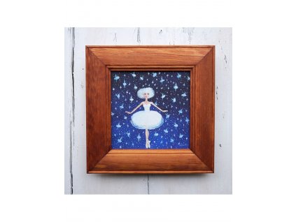 Tančící vločka 23 x 23 cm