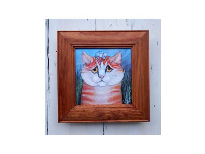 Honzík, právě teď smutný kocour 23 x 23 cm