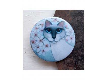Kocour v kytkách magnet 56 mm