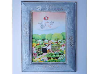 Andělka pro zahradnici 23 x 30 cm
