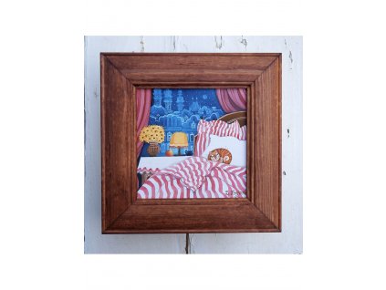 Postýlka u okna 23 x 23 cm