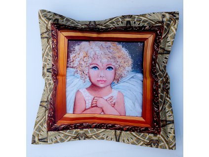 Andělíček - polštář 50 x 50 cm bavlna
