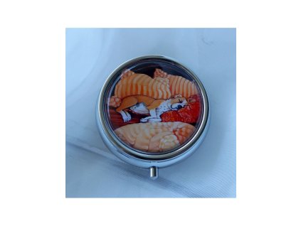 Pes v posteli - lékovka