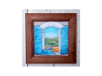 Okno do krajiny 28 x 28 cm