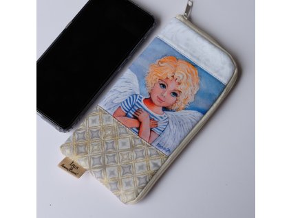 Obal i na velký mobilní telefon - Andělíček