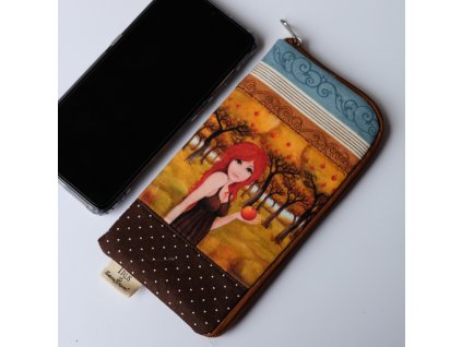 Obal i na velký mobilní telefon - Zrzka