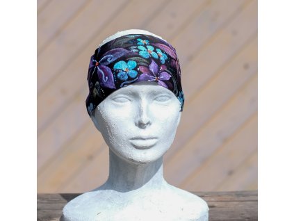 Designová elastická čelenka