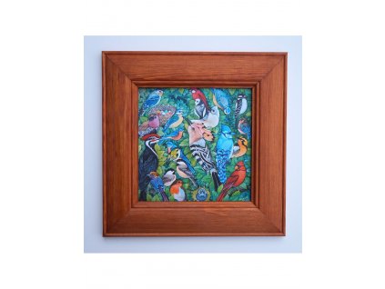 Ptáčky chytat zakázáno 23 x 23 cm