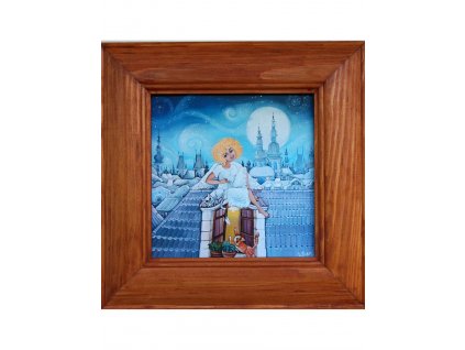 Andělka co si ráda hraje 23 x 23 cm
