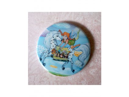 Andělka co má ráda Pipi - magnet 56 mm