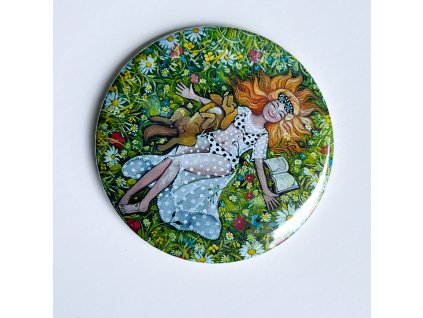 Letní louka- velký magnet 75 mm