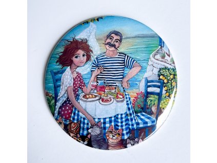Vzpomínka na Krétu - velký magnet 75 mm